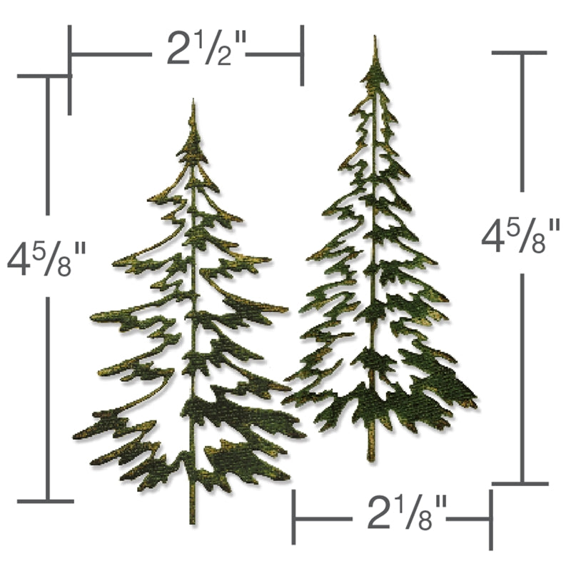 Sizzix Thinlits Die Set 2PK - Woodlands by Tim Holtz