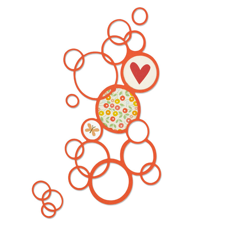 Sizzix Thinlits Die - Bright Bubbles