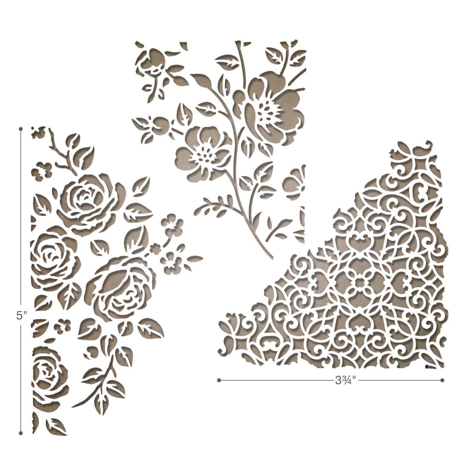 Sizzix Thinlits Die Set 3PK - Mixed Media #5 by Tim Holtz