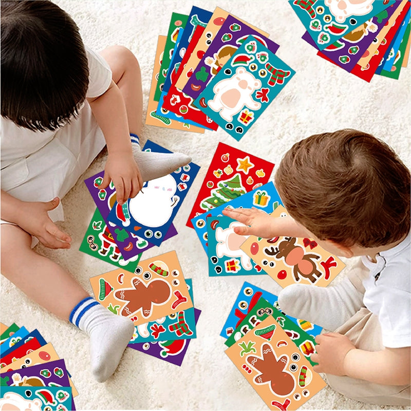 Cute Christmas Dress-Up DIY Decoration Sticker