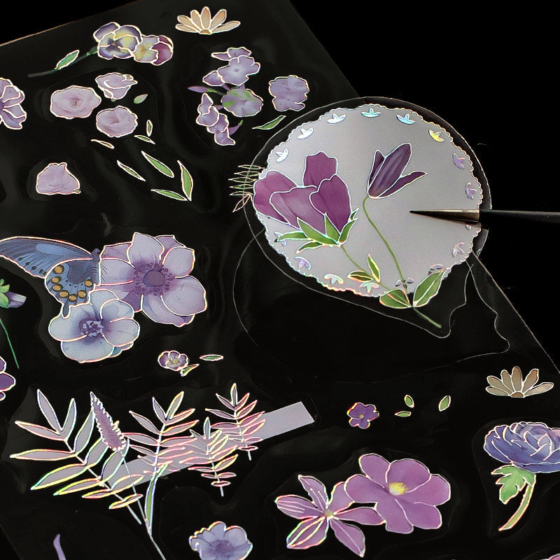 Dream Garden Vintage 3D Flower Sticker
