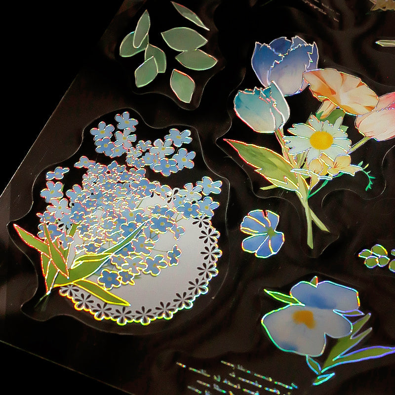 Dream Garden Vintage 3D Flower Sticker
