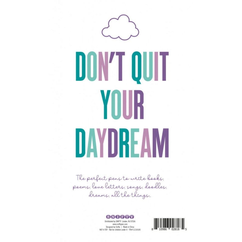 DREAM Word Play Set of 5 Black Gel Clip Pens