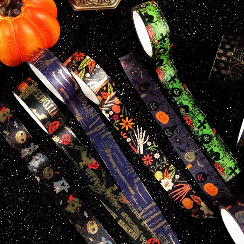 Halloween Holiday Spooky Washi Tape Set
