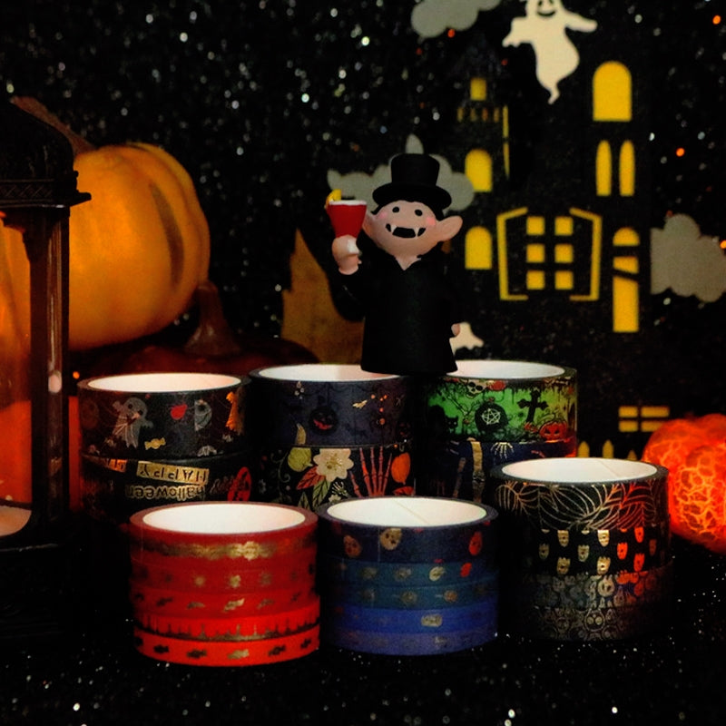 Halloween Holiday Spooky Washi Tape Set
