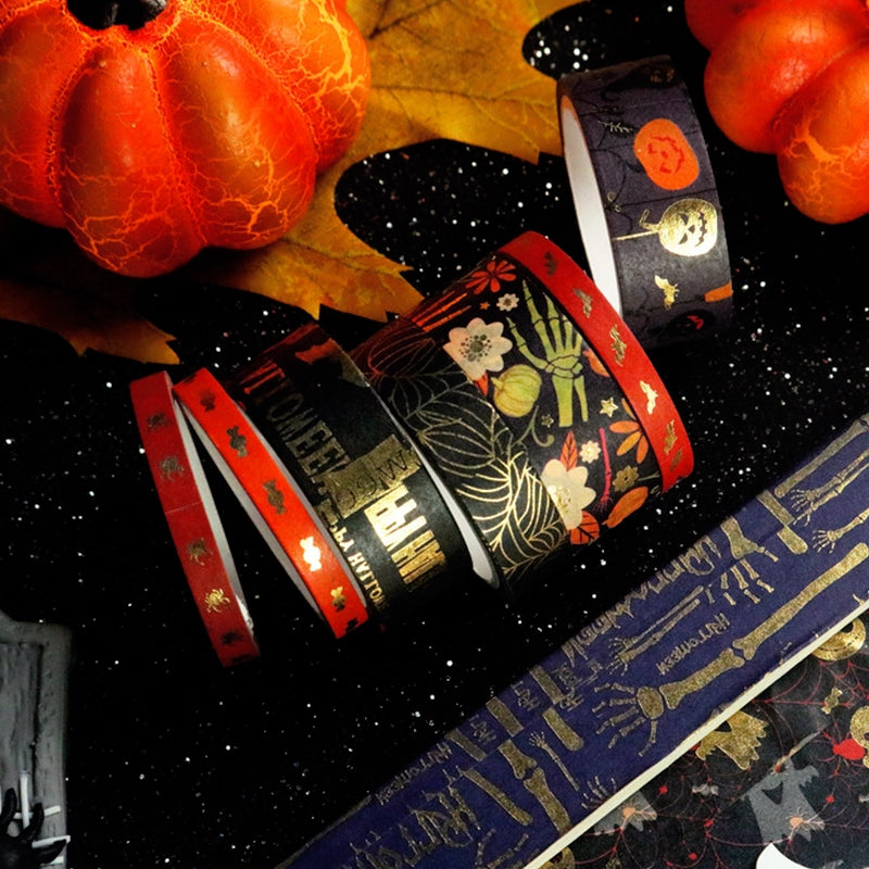 Halloween Holiday Spooky Washi Tape Set
