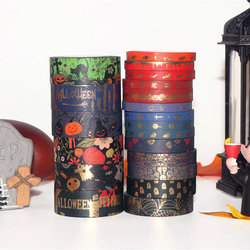 Halloween Holiday Spooky Washi Tape Set