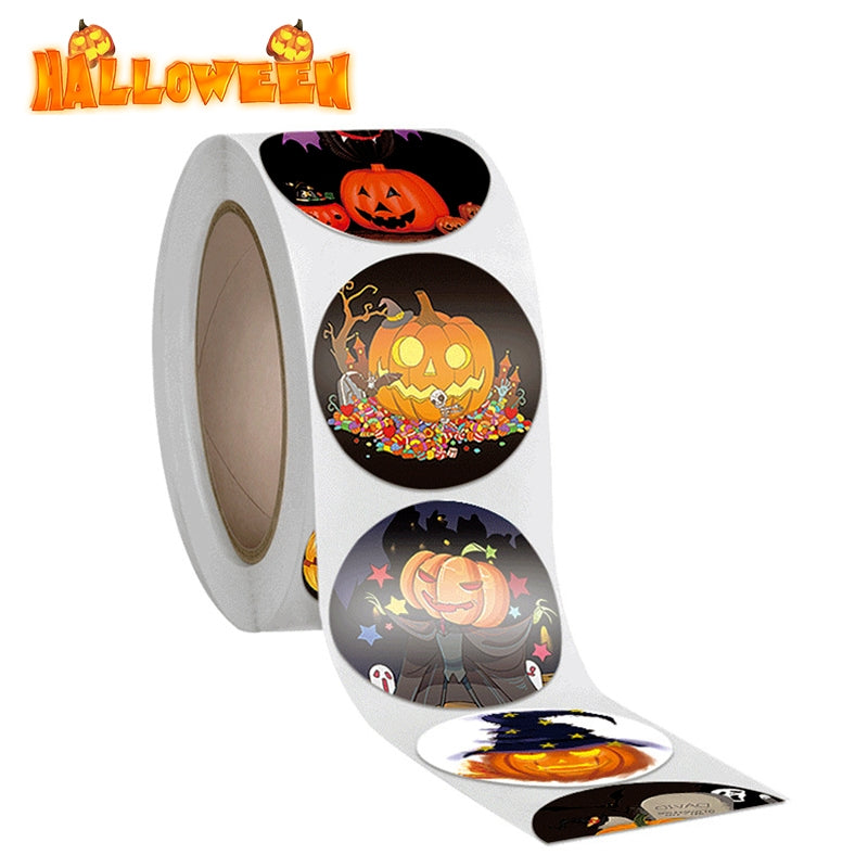Halloween Pumpkin Foil Stamping Stickers