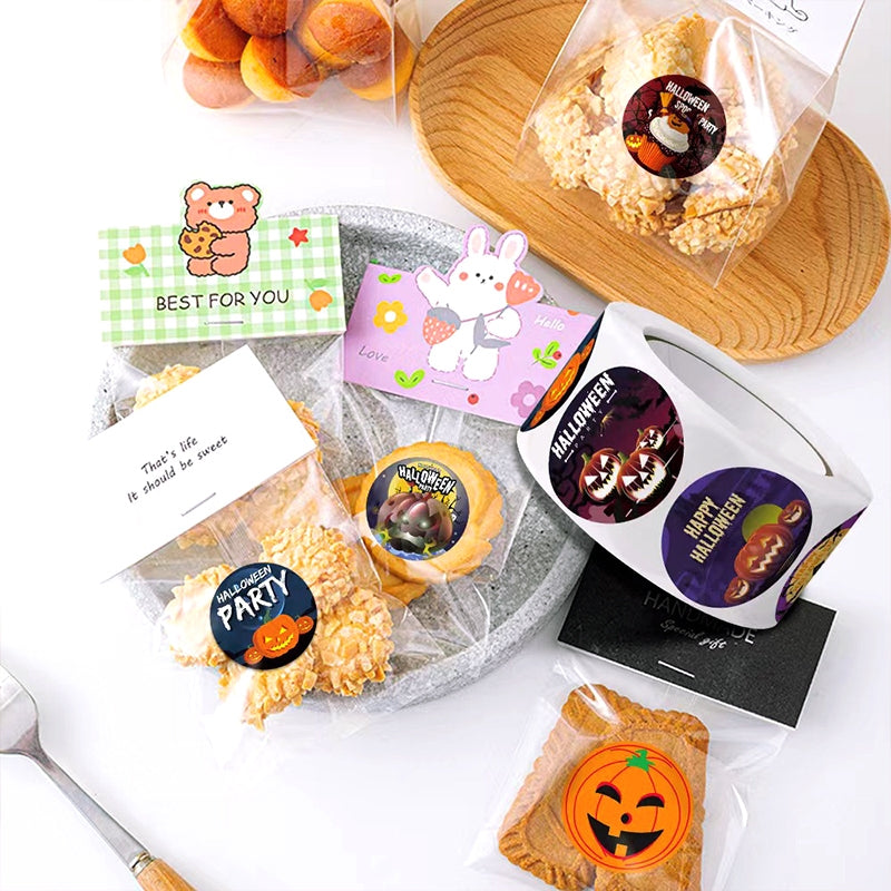 Halloween Pumpkin Party Sealing Roll Stickers