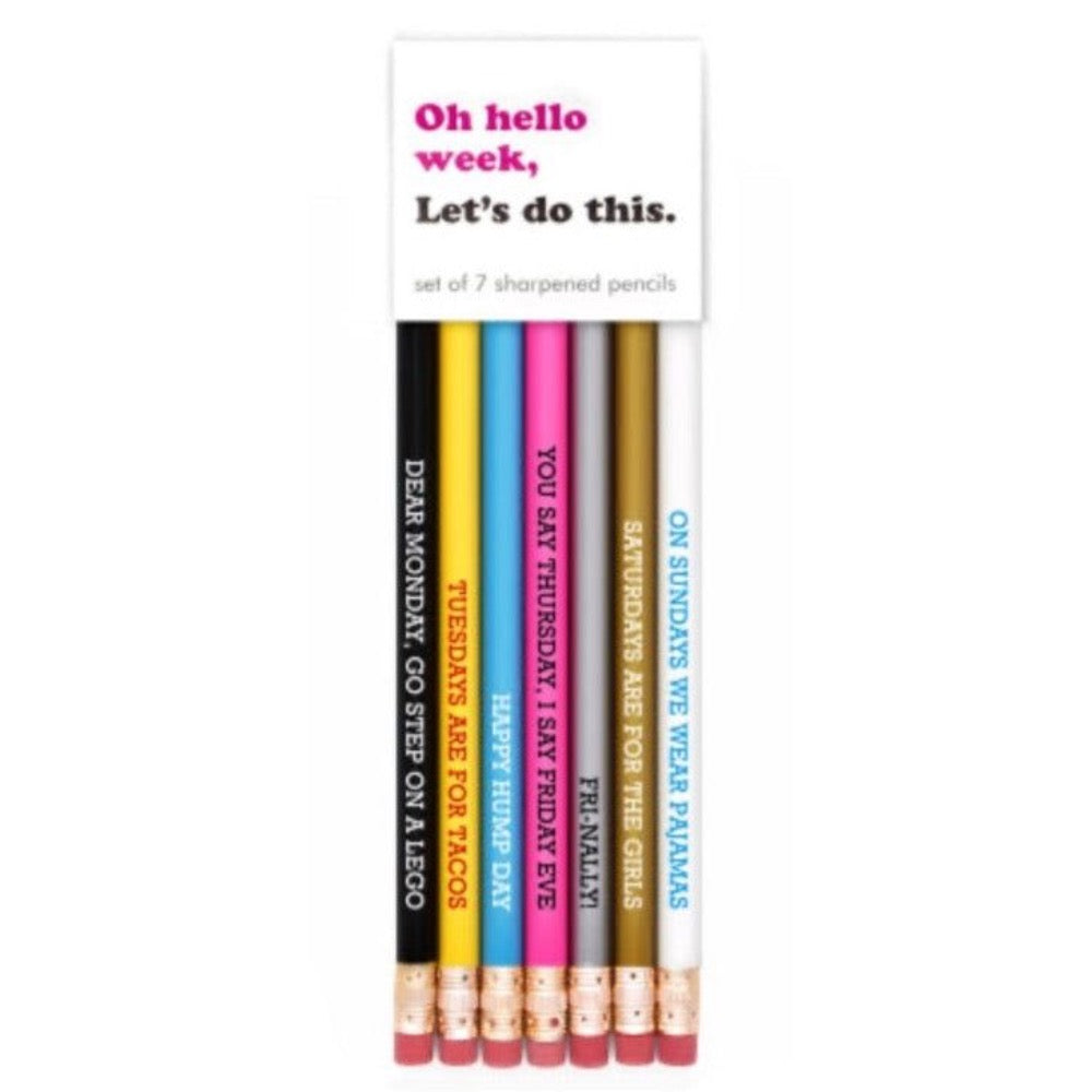 Oh Hello Week, Let's Do This - Pencil Set