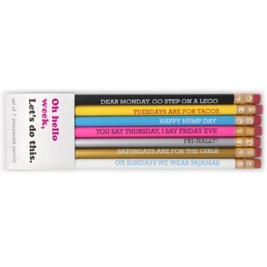 Oh Hello Week, Let's Do This - Pencil Set