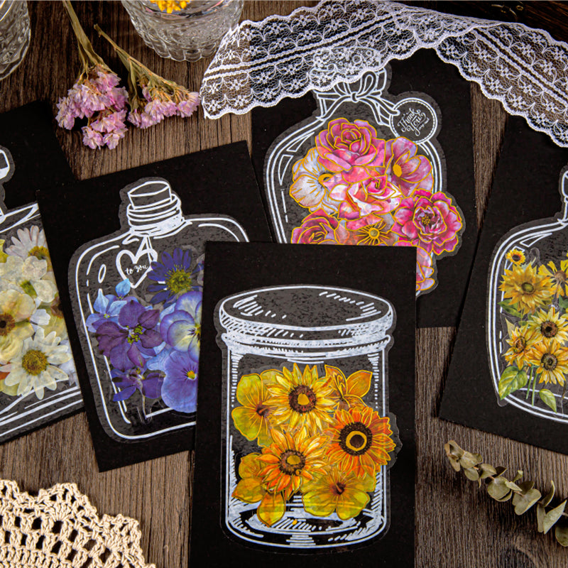 Simple Transparent Bottle Clear Transparent Sticker
