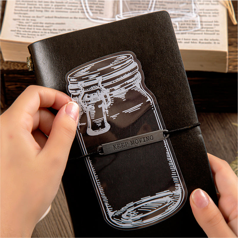 Simple Transparent Bottle Clear Transparent Sticker